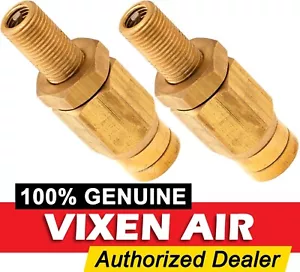 SUSPENSION INFLATION SCHRADER VALVE PUSH TO CONNECT 1/4"OD HOSE 2-PACK VXA1014-2 - Picture 1 of 3