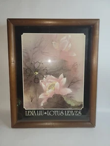 Lena Lou Lotus Leaves Wall Clock - Picture 1 of 3