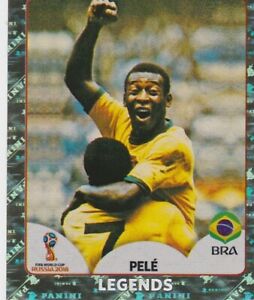 FIFA World Cup Russia 2018 Sticker 680.  Pelé (Brazil) - Most Wins Legende