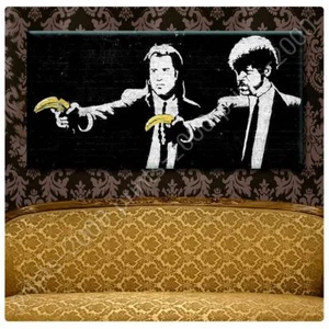 Pulp Fiction Banana by Banksy | Poster or Wall Sticker Decal | Wall art - Picture 1 of 18