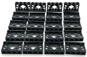 Lego 20 New Black Fences 1 x 4 x 2 Ornamental with 4 Studs Pieces - Picture 1 of 1