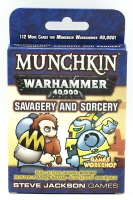 Munchkin Warhammer 40.000 SJG4483 Salvajismo y Hechicería (Expansión) Marines Espaciales Foto 1 de 2