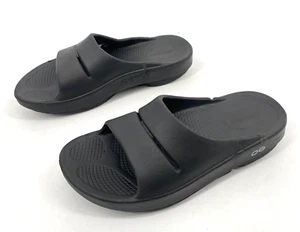 OOFOS OOahh Womens 7 Men 5 US 38 Sport Slide Sandal black Recovery - Picture 1 of 8