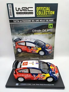 WRC Official Collection 1:24 N 24 Hachette 2008 Citroen C4 Specchietto rotto - Foto 1 di 10