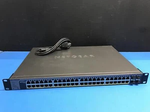 Netgear Prosafe GS752TP 48 Port PoE Gigabit Smart Switch - Afbeelding 1 van 5