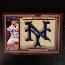 2011 Topps Throwback Logo Patch #TLMP-IDA Ike Davis - New York Mets