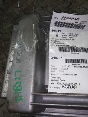 02 03 BUICK RENDEZVOUS Motor/Motor Brain Box Foto 1 de 4