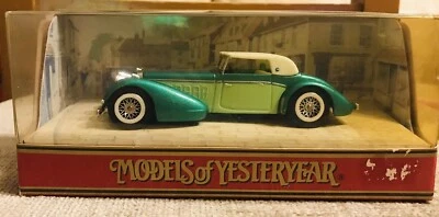 MATCHBOX - MODELS OF YESTERYEAR - 1938 HISPANO-SUIZA CAR - Y-17 - BOXED - Image 1 of 4