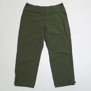 Pantalones de senderismo Columbia Omni Dry Capri para mujer 10 bolsillos verdes con cremallera ajustable - Imagen 1 de 14