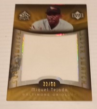 2005 UD Reflections Super Swatch Miguel Tejada JERSEY ORIOLES 22/50 (SC594)