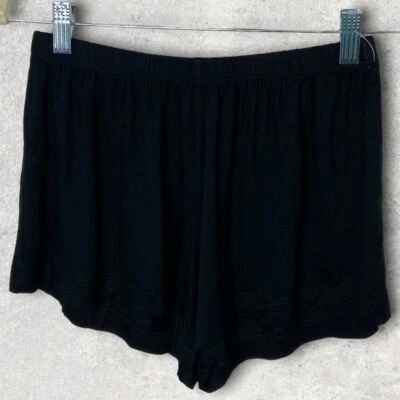 Shorts pijama Nordstrom Moonlight preto tamanho XS malha leve loungewear NOVO - Imagem 1 de 4