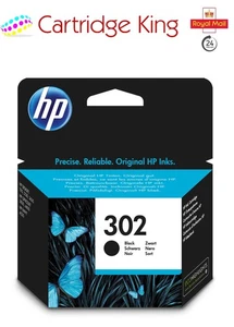HP 302 Standard Capacity Black Original Ink Cartridge for HP DeskJet 3630 All-in - Picture 1 of 6