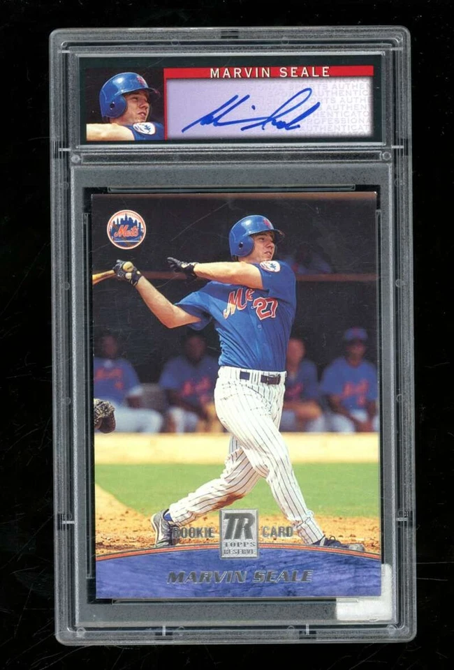 2001 Topps Reserve Marvin Seale RC Auto /1500 Uncirculated PSA 8 UX6212 - Image 1 of 2