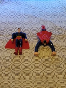 RAR Set 2 NEUWERTIG Burger King 1997 Sammlerstück Spielzeug SUPERMAN - Bild 1 von 11