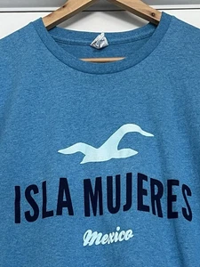 Isla Mujeres, Mexico T-Shirt, weiche Premium Baumwollmischung, blau - Gr. XXL *SCHÖN* - Bild 1 von 8