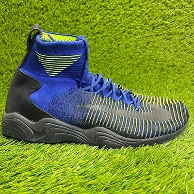 Nike Zoom Mercurial Flyknit Mens Size 9.5 Blue Athletic Soccer Shoes Sneakers - Image 1 of 4