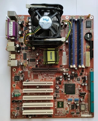 Abit IS7-E Motherboard with Pentium 4 3GHz HT CPU and 2GB RAM - Test OK! - Image 1 of 4