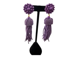 Lisi Lerch Grape Tassel Earrings - Picture 1 of 4