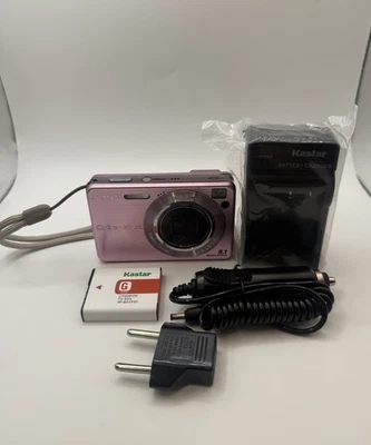 Sony Cyber-shot DSC-W130 8.1MP Pink Digital Camera 4x Optical Zoom - Image 1 of 4