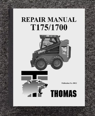 175 1700 Minicargadora Tractor Taller Manual de Reparación Thomas 175 1700 Foto 1 de 4