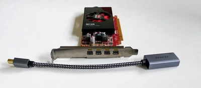 AMD Grafikkarte FirePro W4100 4 Mini DisplayPort to HDMI Adapter (1) - Bild 1 von 4