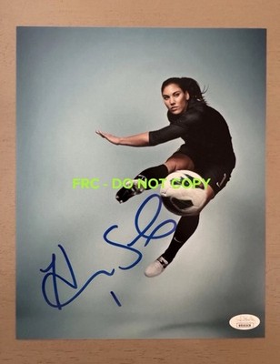 アメリカ女子サッカー代表 GK  ホープソロ　 証明書付き　直筆サイン入りフォト Hope Solo signed 8x10 Photo ESPN Body Issue Nude PSA USA Olympic