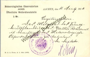 Original Autogramm Peter Polis (1869-1929) für Albert Speer-Vertrauten Walther R - Picture 1 of 2