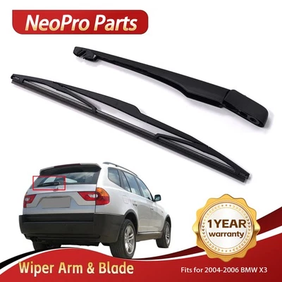 Rear Wiper Arm Blade Windshield For 2004-2010 BMW X3 E83 OE Quality 61623400708 Foto 1 de 4