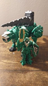 Power Rangers Dino Fury DX Kishiryu TigerLance Megazord Bandai Ryusoulger grün - Bild 1 von 3