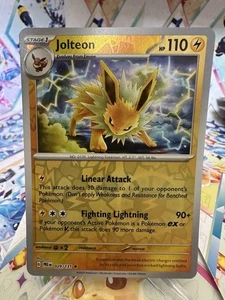Jolteon 029/131 Sv: Prismatic Evolutions Reverse Holo Pokemon Karte - Bild 1 von 2