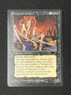 MTG YAWGMOTH DEMON Antiquities Regular NM+ Magic The Gathering - Image 1 of 4