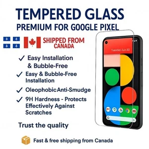 Verre Trempé pour Smartphone Google Pixel 5 6 7 8 9 et les versions Pro - Photo 1 sur 6
