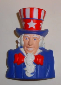 Vintage Lapel Pin Hallmark Patriotic UNCLE SAM Red White And Blue 4th Of July - Picture 1 of 1