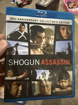Shogun Assassin (Blu-ray) AnimEigo Rare OOP Samurai Samurai Wolf & Cub Rare Foto 1 de 4