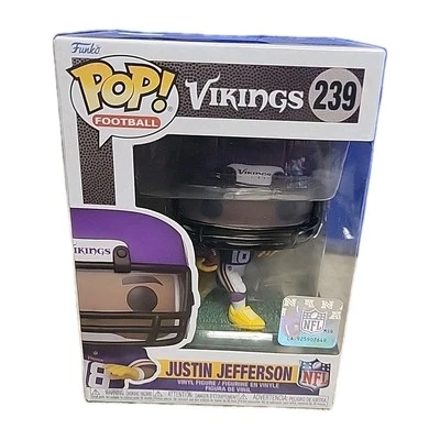 JUSTIN JEFFERSON - MINNESOTA VIKINGS - FUNKO POP - BRAND NEW - NFL #239