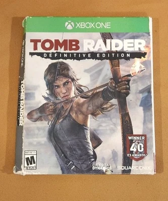 Tomb Raider: Definitive Edition ( Xbox One, 2013) With Artbook CIB - Image 1 of 4