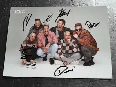 20° ELECTRIC CALLBOY ° ORIGINAL SIGNIERTE AUTOGRAMMKARTE ° SAMMLUNG ° - Bild 1 von 2