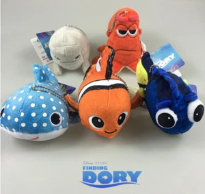 5-teiliges/Set Neu Disney Findet Dorie Nemo Destiny Hank weiche Plüschtiere Puppen 5 Zoll/13 cm - Bild 1 von 12