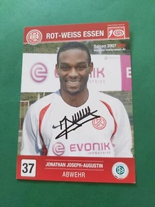 RW Essen , J. J. Augustin ,07/08, Autogrammkarte , Fussball - Picture 1 of 1