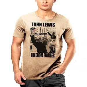 Kongressabgeordneter John Lewis T-Shirt, Held, MLK, Selma, March, Walking with the Wind - Bild 1 von 4