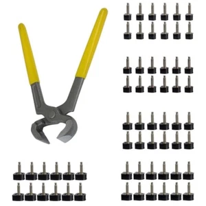 30Pairs Women's High Heel Shoes Replacement Tips Pin 5 Sizes with 6" Heel Pliers - Picture 1 of 9