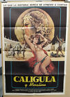CALIGULA & MESALINA ORIGINAL POSTER Spanish Uncensored Black Back Version 1981