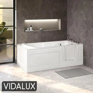 Vidalux Abberton 1700 Easy Access Walk-In Bath Right Hand Inc Taps & Waste - Picture 1 of 7