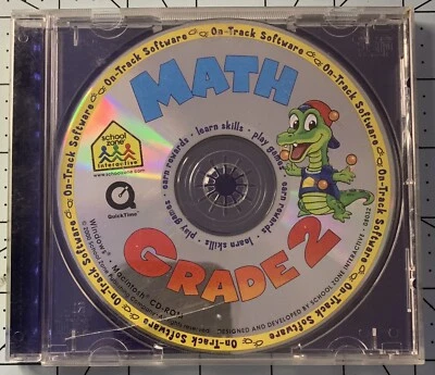 School Zone Grade 2 Math "On Track Software" CD (Windows & Mac compatible) - Image 1 of 4