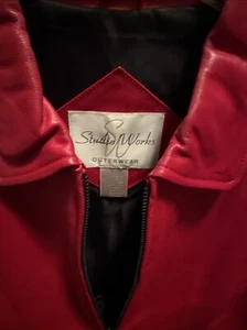 women’s Red Glove leather jacket Size Small - Picture 1 of 6