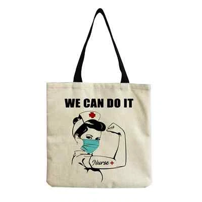 Bolso de Mano Nurse Nursing Pride Lino Podemos Hacerlo Foto 1 de 2