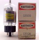 2 Raytheon 12GC6 Beam Power Pentode Radio/TV Audio Vacuum Tube Valve- Bangybang.