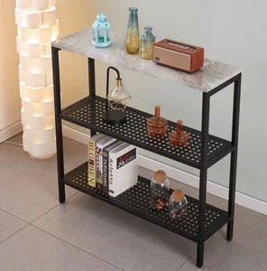 3 Tier Console Table Hallway Entry Shelving Unit Display Plant Stand 30x90cm - Picture 1 of 7