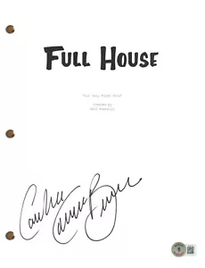 Candace Cameron Bure Signed Autograph Full House Pilot Script Screenplay BAS COA - Picture 1 of 2