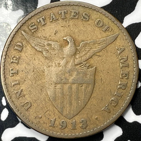 1913-S U.S. Philippines 1 Centavo Lot#M3996 Cover